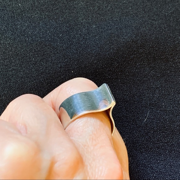 🌟 HOST PICK 🌟 sterling silver handmade one of a kind ring 8.5 - Picture 4 of 8